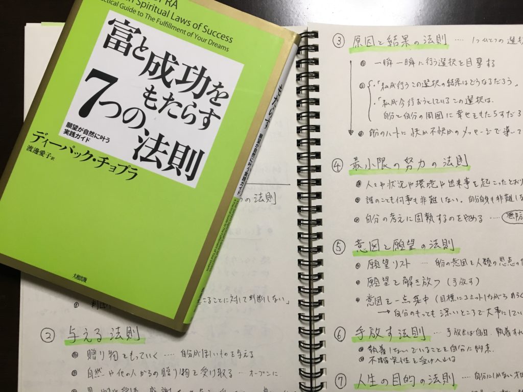 富と成功をもたらす7つの法則／ディーパック・チョプラ博士の